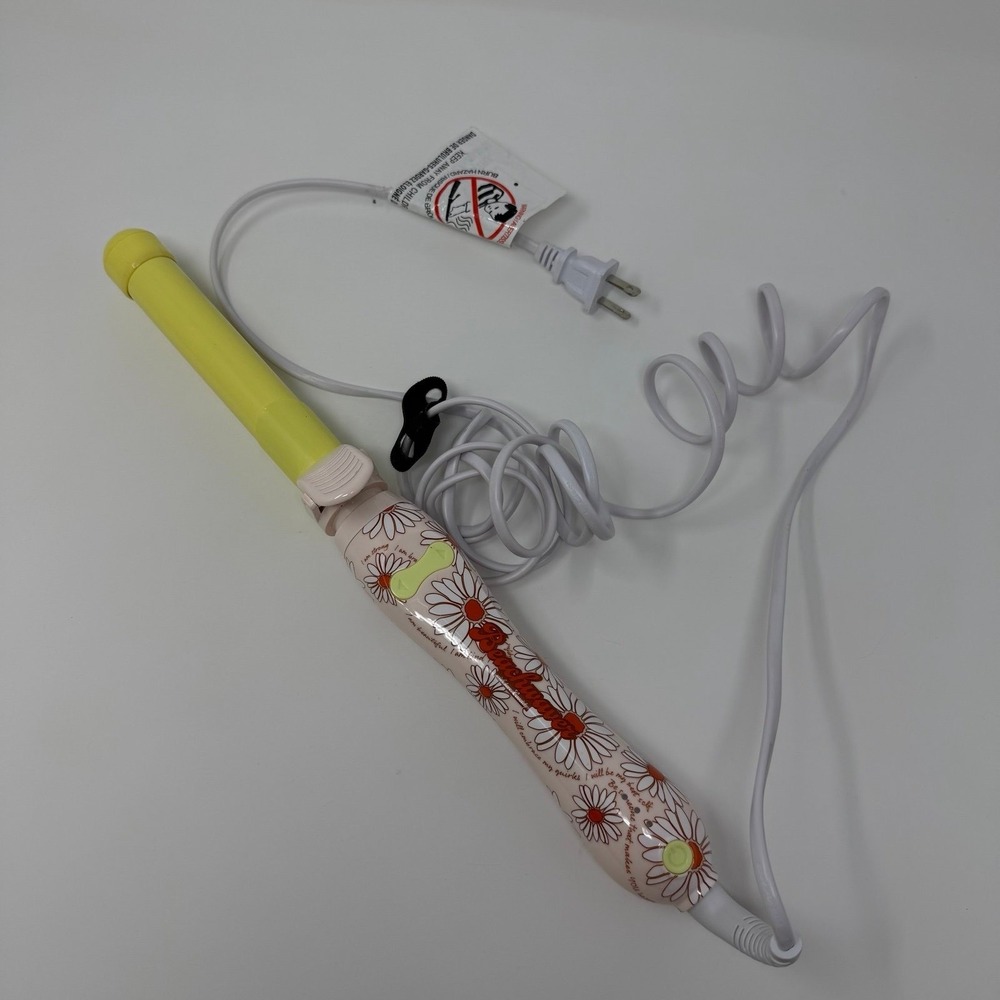 Beachwaver Cassidy's B1 Rotating Curling Iron RARE LIMITED ED Yellow Daisy